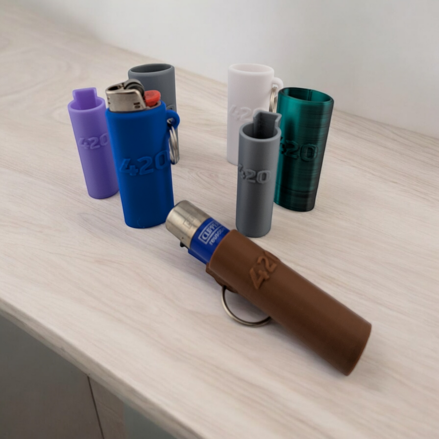 Smokers Line - "420" lighter Sleeve/Cover for Bic and Clipper Lighters