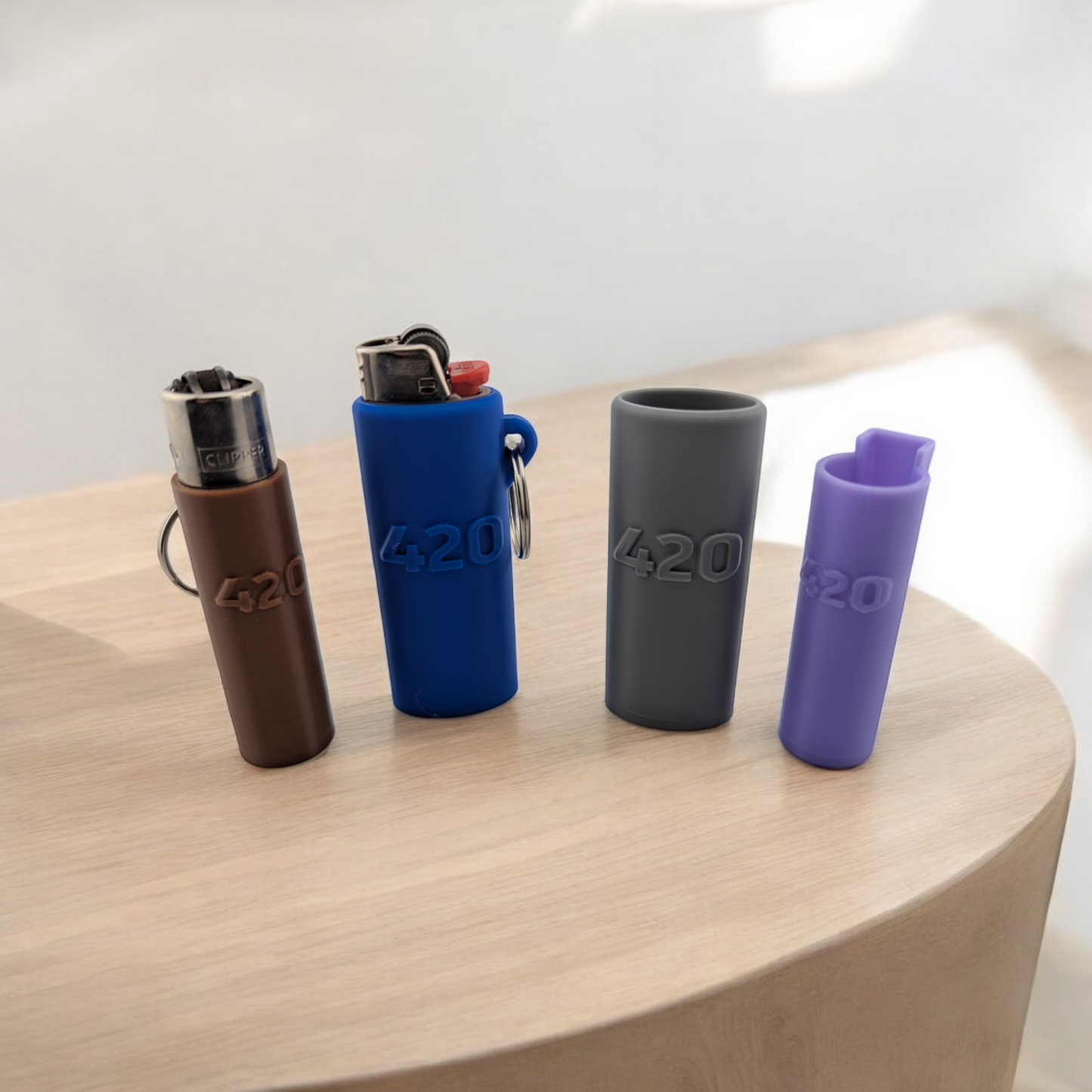 Smokers Line - "420" lighter Sleeve/Cover for Bic and Clipper Lighters