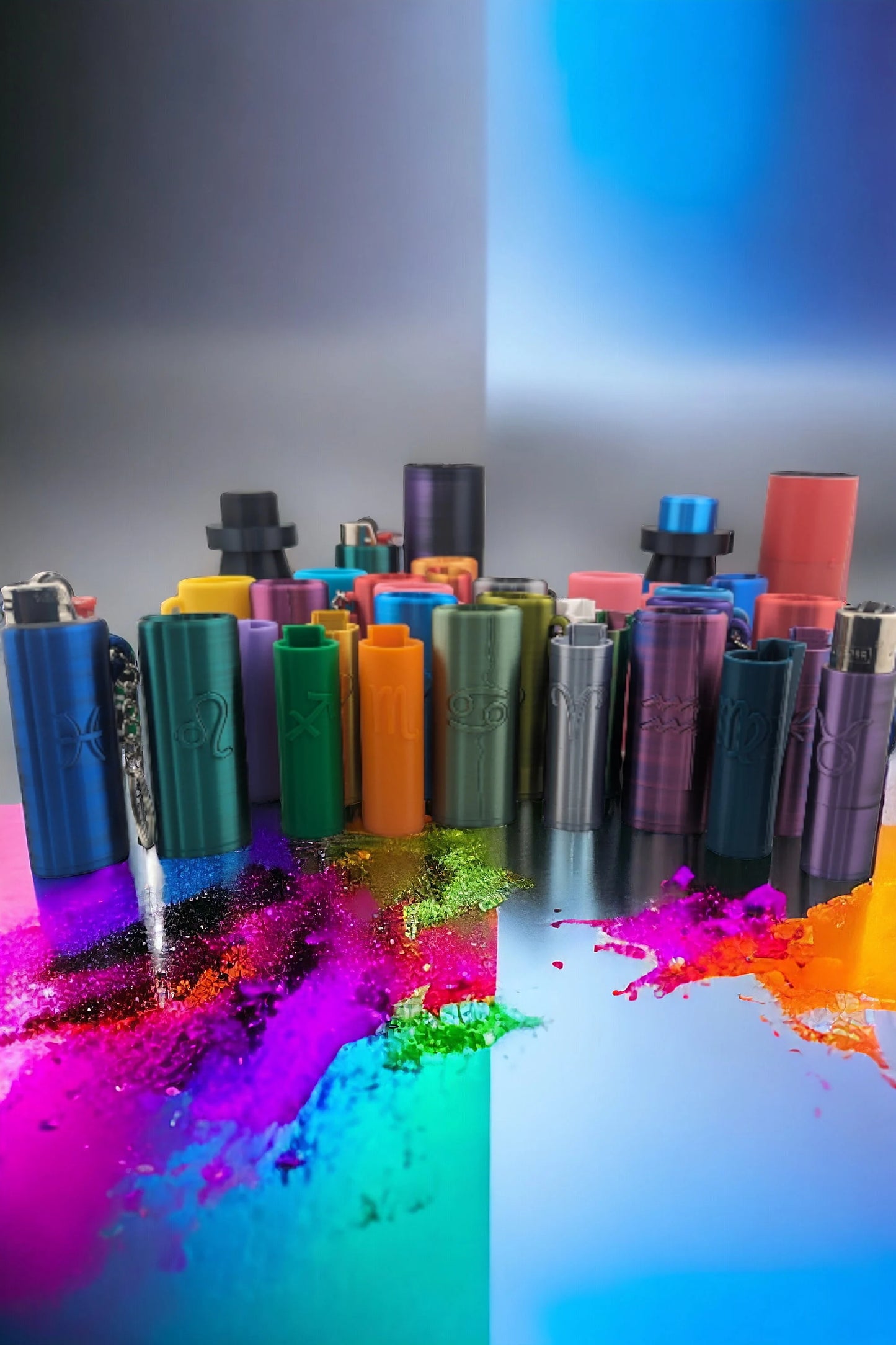 Zodiacs lighter Sleeve/Cover for Bic and Clipper Lighters