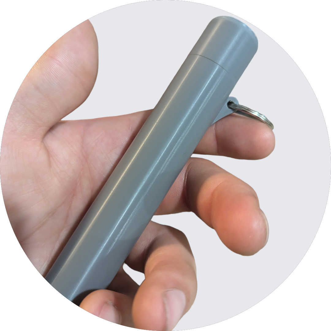 DoobTube - Safe Stash Keyring (Blank Tube)