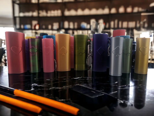 Card Suites lighter Sleeve/Cover for Bic and Clipper Lighters